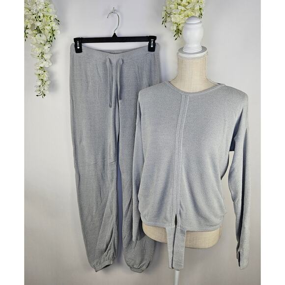 Barefoot Dreams CozyChic Ultra Lite Knit Pajama Lounge Sweater Top Pants Small - Picture 1 of 16